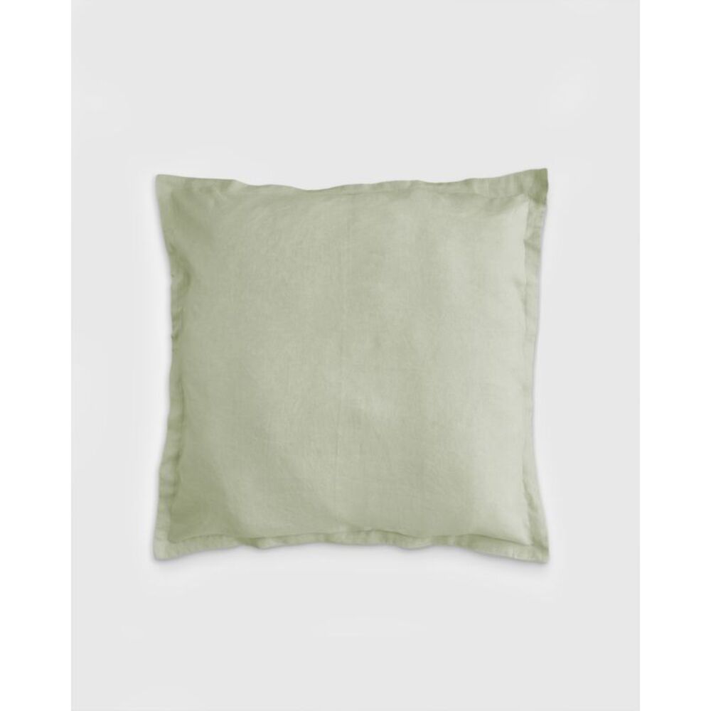 Quince European Linen Euro Sham Sage Bedding 1Piece - Picture 1 of 2